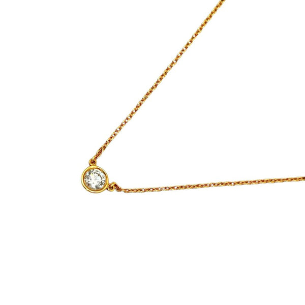 Tiffany&Co. ティファニー 750 YG バイザヤード ネックレス 楽天市場】【中古特価】ティファニー TIFFANY&Co. 750 YG