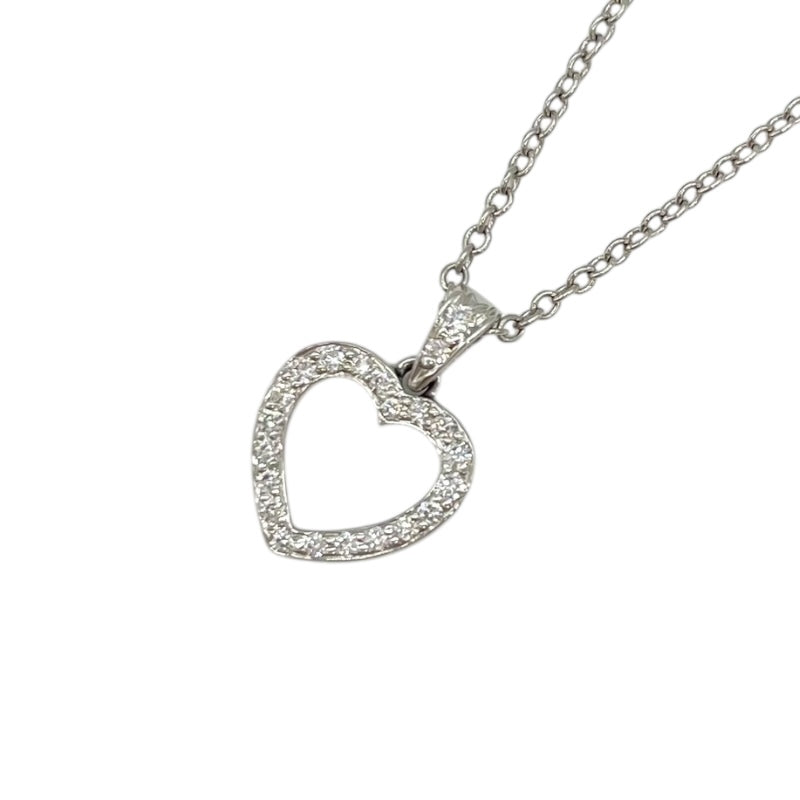 ティファニー TIFFANY＆CO メトロハートネックレス PT950・ダイヤモンド ジュエリー
