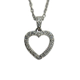 ティファニー TIFFANY＆CO メトロハートネックレス PT950・ダイヤモンド ジュエリー