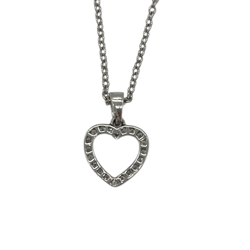 ティファニー TIFFANY＆CO メトロハートネックレス PT950・ダイヤモンド ジュエリー