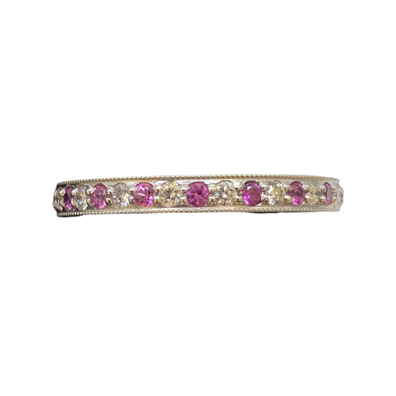ティファニー TIFFANY＆CO レガシーフルサークルエタニティリング ピンク Pt950プラチナ ピンクサファイア/ダイヤモンド アクセサリー