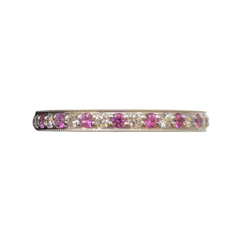 ティファニー TIFFANY＆CO レガシーフルサークルエタニティリング ピンク Pt950プラチナ ピンクサファイア/ダイヤモンド アクセサリー