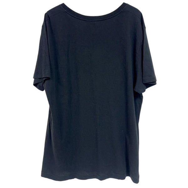 グッチ GUCCI ロゴプリントTシャツ　SS 440103 ブラック コットン メンズ 半袖Ｔシャツ