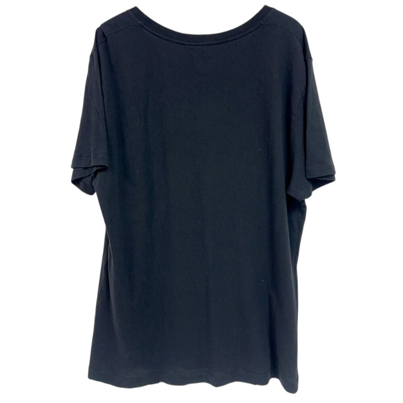 グッチ GUCCI ロゴプリントTシャツ　SS 440103 ブラック コットン メンズ 半袖Ｔシャツ