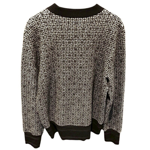 ジバンシィ GIVENCHY 総柄ニットセーター BM90H84Y9F ウール メンズ ニット