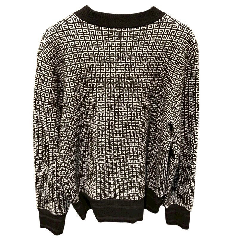 ジバンシィ GIVENCHY 総柄ニットセーター BM90H84Y9F ウール メンズ ニット