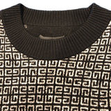 ジバンシィ GIVENCHY 総柄ニットセーター BM90H84Y9F ウール メンズ ニット
