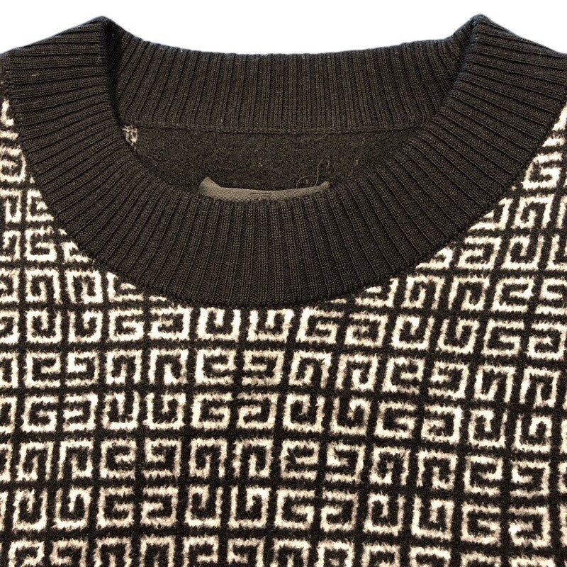 ジバンシィ GIVENCHY 総柄ニットセーター BM90H84Y9F ウール メンズ ニット
