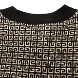 ジバンシィ GIVENCHY 総柄ニットセーター BM90H84Y9F ウール メンズ ニット
