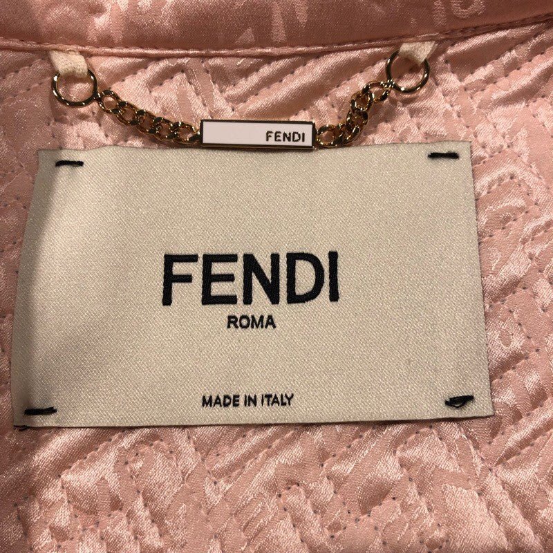 フェンディ FENDI FF総柄ステッチジャケット FJ7264 シルク レディース その他アウター