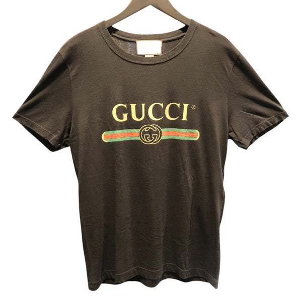グッチ GUCCI ロゴプリントTシャツ 440103 コットン メンズ 半袖Ｔシャツ