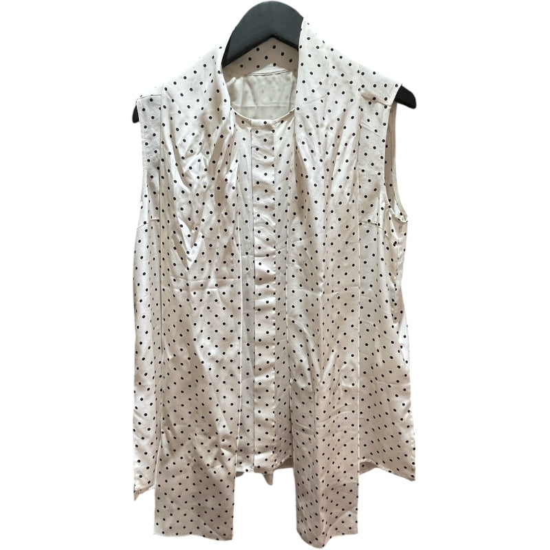 フォクシー FOXEY ドットブラウス 41583 ホワイト シルク レディース ブラウス