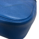 エルメス HERMES トリム31 □G刻 ブルー シルバー金具 クシュベル レディース ショルダーバッグ