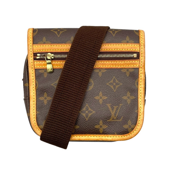 ルイ・ヴィトン LOUIS VUITTON バムバック・ボスフォール M40108 ブラウン モノグラム ユニセックス ウエストバッグ
