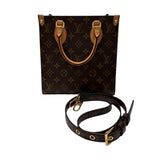 ルイ・ヴィトン LOUIS VUITTON サックプラBB  モノグラム PVC  レザー レディース ハンドバッグ