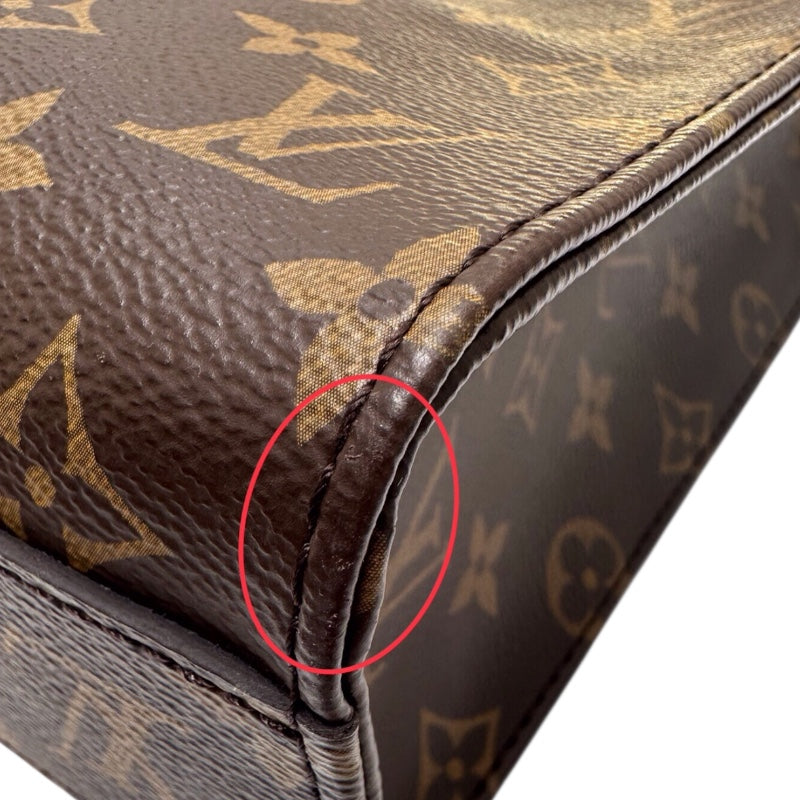 ルイ・ヴィトン LOUIS VUITTON サックプラBB  モノグラム PVC  レザー レディース ハンドバッグ