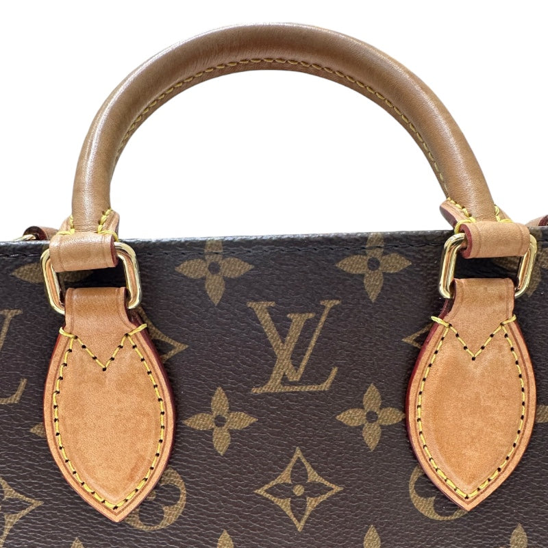 ルイ・ヴィトン LOUIS VUITTON サックプラBB  モノグラム PVC  レザー レディース ハンドバッグ