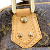 ルイ・ヴィトン LOUIS VUITTON マンハッタンPM M40026 ブラウン モノグラムキャンバス レディース ハンドバッグ