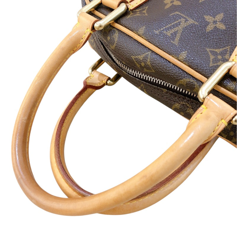 ルイ・ヴィトン LOUIS VUITTON マンハッタンPM M40026 ブラウン モノグラムキャンバス レディース ハンドバッグ