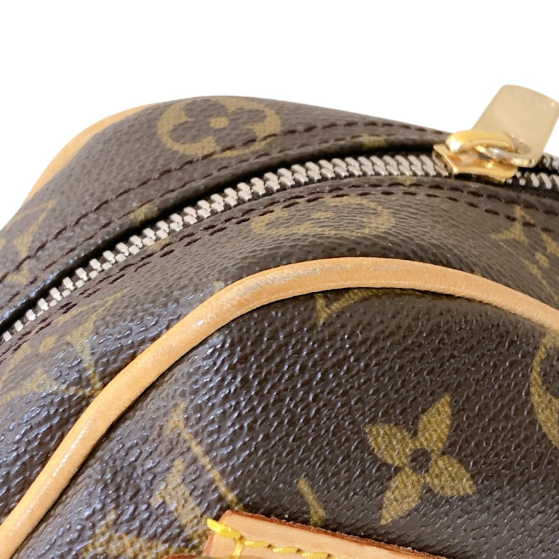 ルイ・ヴィトン LOUIS VUITTON マンハッタンPM M40026 ブラウン モノグラムキャンバス レディース ハンドバッグ