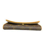 ルイ・ヴィトン LOUIS VUITTON ポシェット・ツインPM M51854 ブラウン/ゴールド金具 PVCコーティングキャンバス モノグラム キャンバス レディース ポーチ