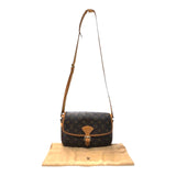 ルイ・ヴィトン LOUIS VUITTON ソローニュ M42250 ブラウン　ゴールド金具 モノグラム レディース ショルダーバッグ