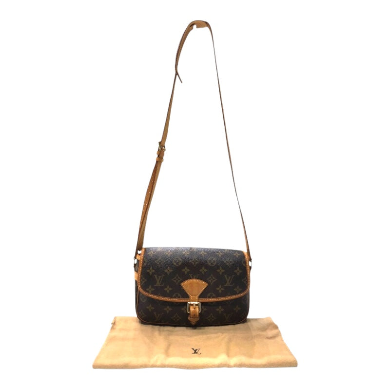 ルイ・ヴィトン LOUIS VUITTON ソローニュ M42250 ブラウン　ゴールド金具 モノグラム レディース ショルダーバッグ