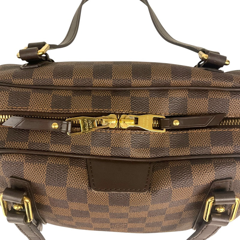 ルイ・ヴィトン LOUIS VUITTON リヴィントンPM N41157 ブラウン /ゴールド金具 ダミエキャンパス レディース ハンドバッグ