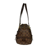 ルイ・ヴィトン LOUIS VUITTON リヴィントンPM N41157 ブラウン /ゴールド金具 ダミエキャンパス レディース ハンドバッグ