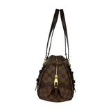 ルイ・ヴィトン LOUIS VUITTON リヴィントンPM N41157 ブラウン /ゴールド金具 ダミエキャンパス レディース ハンドバッグ