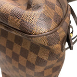 ルイ・ヴィトン LOUIS VUITTON リヴィントンPM N41157 ブラウン /ゴールド金具 ダミエキャンパス レディース ハンドバッグ