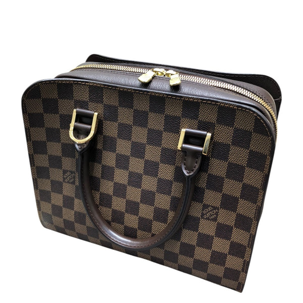 ルイ・ヴィトン LOUIS VUITTON トリアナ N51155 ダミエ PVC レザー レディース ハンドバッグ