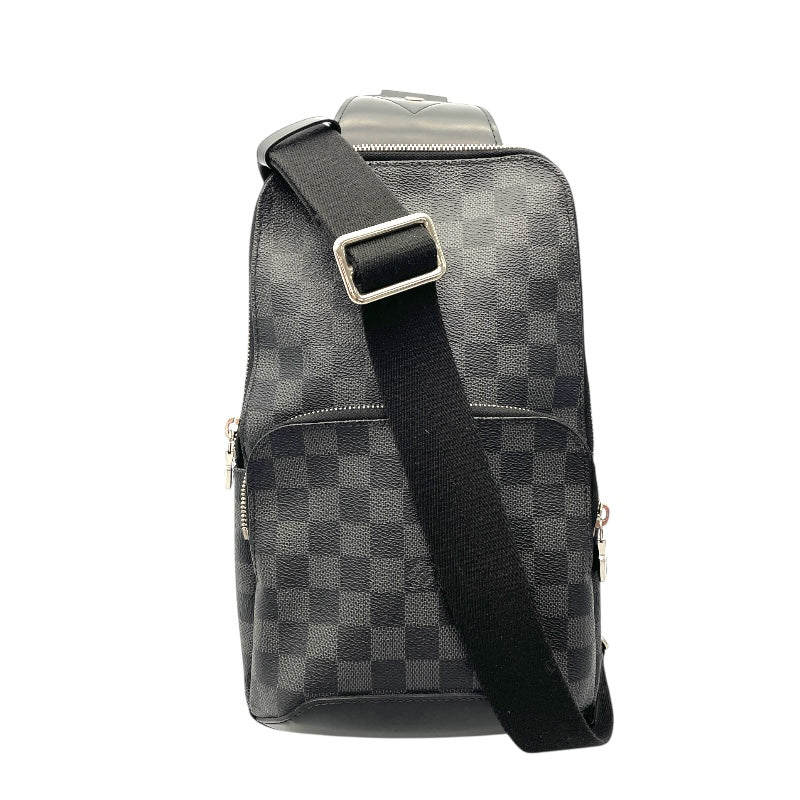 ルイ・ヴィトン LOUIS VUITTON アヴェニュー・スリングバッグ N41719 ブラック ダミエ メンズ ショルダーバッグ