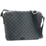 ルイ・ヴィトン LOUIS VUITTON ディストリクトMM N41272 ダミエ・グラフィット PVC ユニセックス ショルダーバッグ