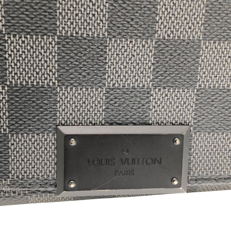 ルイ・ヴィトン LOUIS VUITTON ディストリクトMM N41272 ダミエ・グラフィット PVC ユニセックス ショルダーバッグ