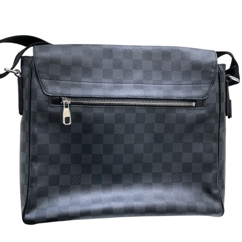 ルイ・ヴィトン LOUIS VUITTON ディストリクトMM N41272 ダミエ・グラフィット PVC ユニセックス ショルダーバッグ