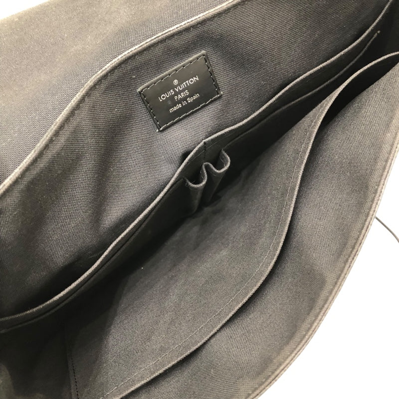 ルイ・ヴィトン LOUIS VUITTON ディストリクトMM N41272 ダミエ・グラフィット PVC ユニセックス ショルダーバッグ