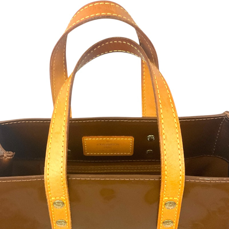 ルイ・ヴィトン LOUIS VUITTON リードPM M91146 ブラウン モノグラム・ヴェルニ レディース ハンドバッグ