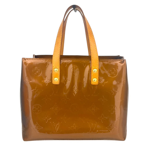ルイ・ヴィトン LOUIS VUITTON リードPM M91146 ブラウン モノグラム・ヴェルニ レディース ハンドバッグ