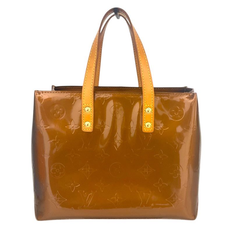 ルイ・ヴィトン LOUIS VUITTON リードPM M91146 ブラウン モノグラム・ヴェルニ レディース ハンドバッグ