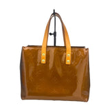 ルイ・ヴィトン LOUIS VUITTON リードPM M91146 ブラウン モノグラム・ヴェルニ レディース ハンドバッグ