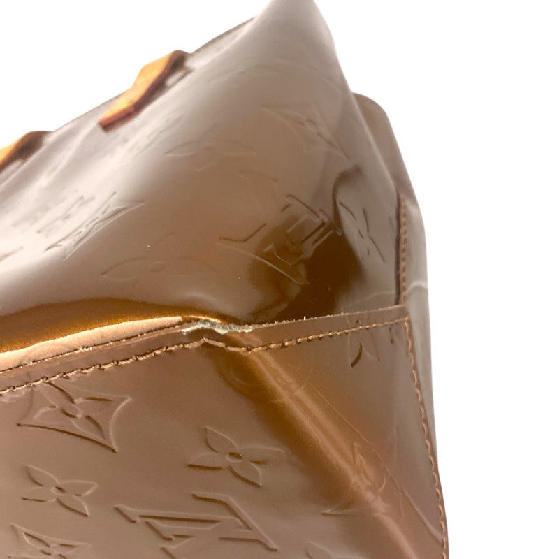 ルイ・ヴィトン LOUIS VUITTON リードPM M91146 ブラウン モノグラム・ヴェルニ レディース ハンドバッグ