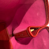 エルメス HERMES ガーデンパーティMM ▫J刻 ルージュ トワル・ブッフル レディース トートバッグ