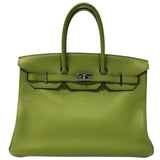 エルメス HERMES バーキン35 □I刻印　(2005年製)　 アニスグリーン トゴ レディース ハンドバッグ