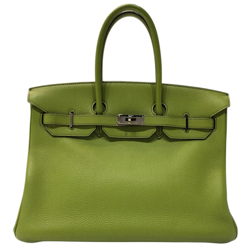 エルメス HERMES バーキン35 □I刻印　(2005年製)　 アニスグリーン トゴ レディース ハンドバッグ