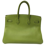 エルメス HERMES バーキン35 □I刻印　(2005年製)　 アニスグリーン トゴ レディース ハンドバッグ