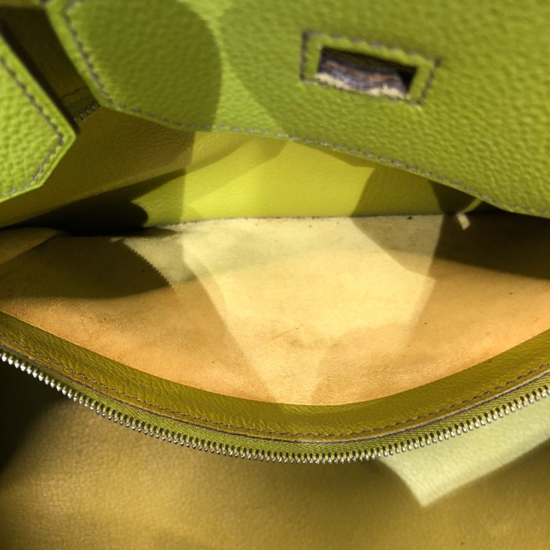 エルメス HERMES バーキン35 □I刻印　(2005年製)　 アニスグリーン トゴ レディース ハンドバッグ