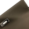 エルメス HERMES ポシェットケリー W刻 エトゥープ シルバー金具 スイフト レディース ハンドバッグ