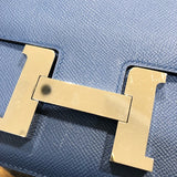 エルメス HERMES コンスタンス3 24 ヴェルソ A刻 ブルーアガット・グリムエット シルバー金具 エプソン レディース ショルダーバッグ