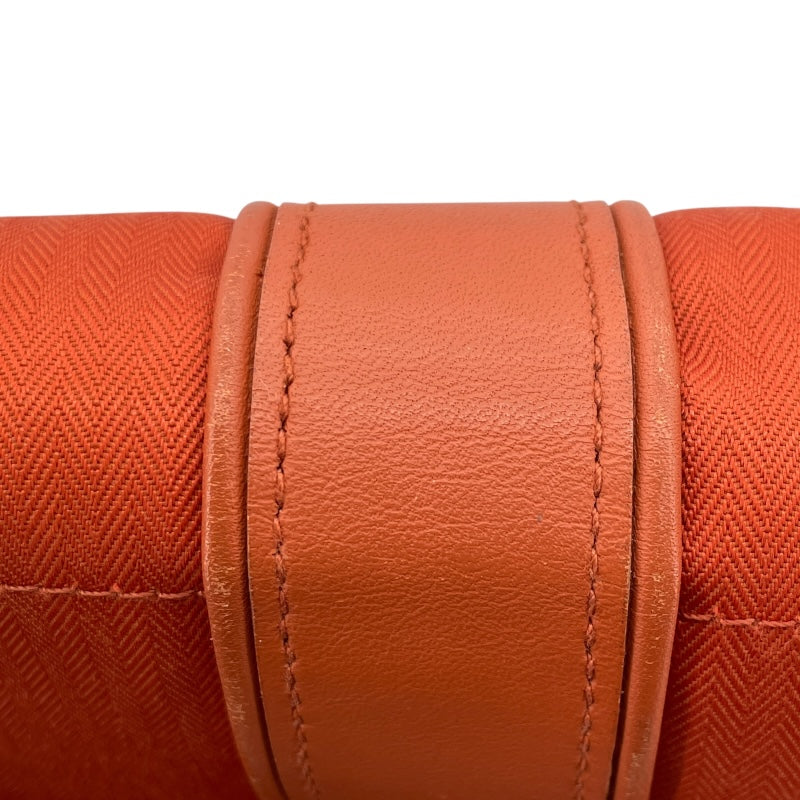 エルメス HERMES アカプルコ バンドリエールMM オレンジ トワル/レザー ユニセックス ショルダーバッグ